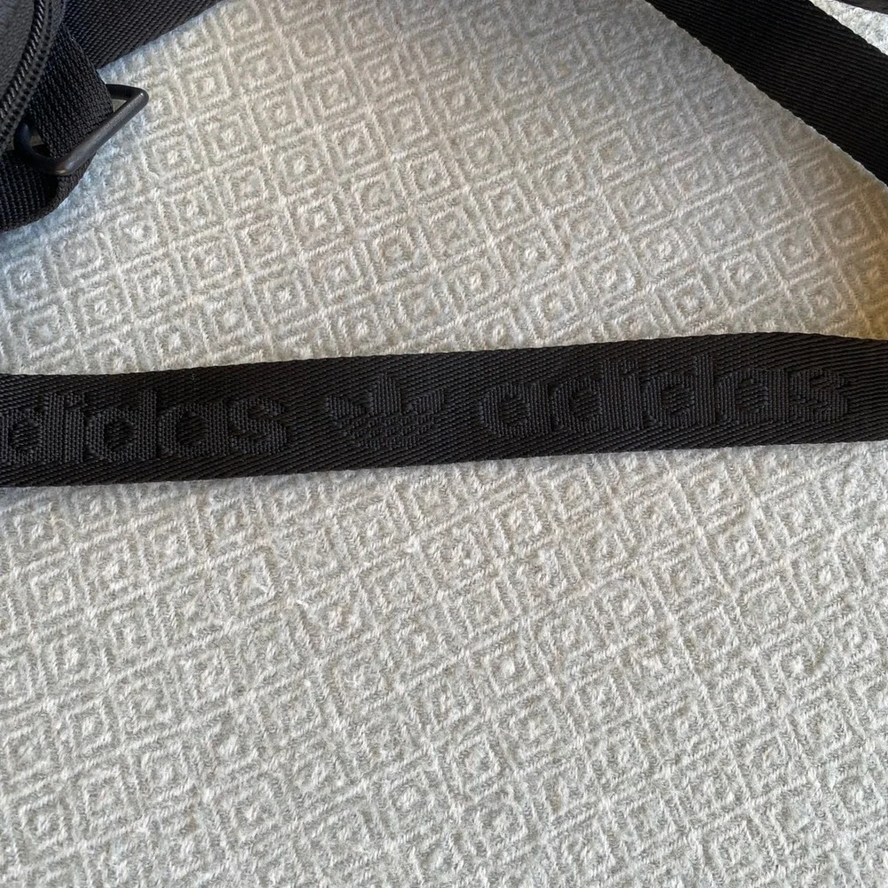 Adidas Crossbody Bag Women Small Black Originals Festival Bag Ripstop Logo Strap